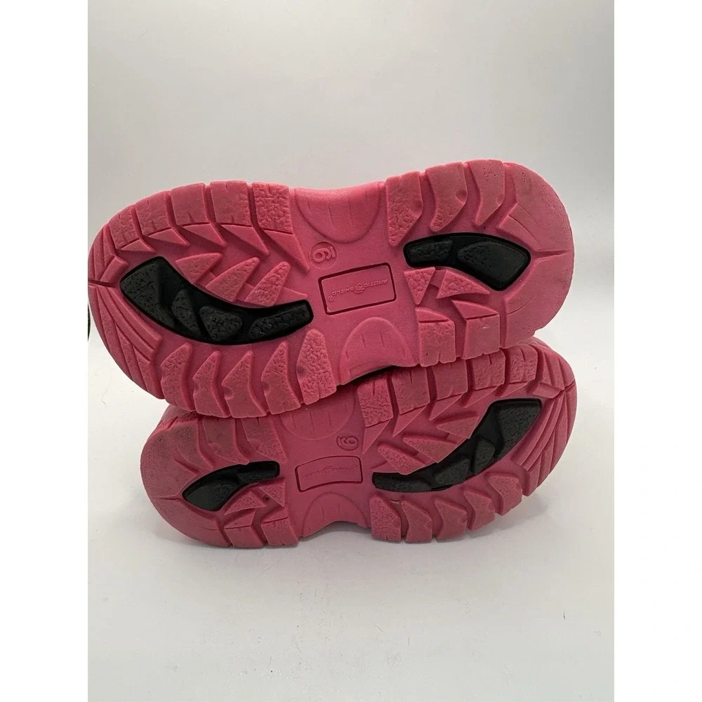 Arctic Shield Girls Pink Insulated Winter Snow Boots Sz 9 Gorpcore Color Block